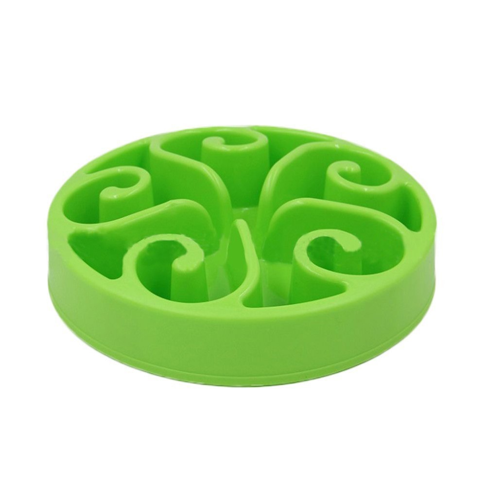 Funny Slow Feeder Bowl Interactive Bloat Stop Dog Bowl - Green-2