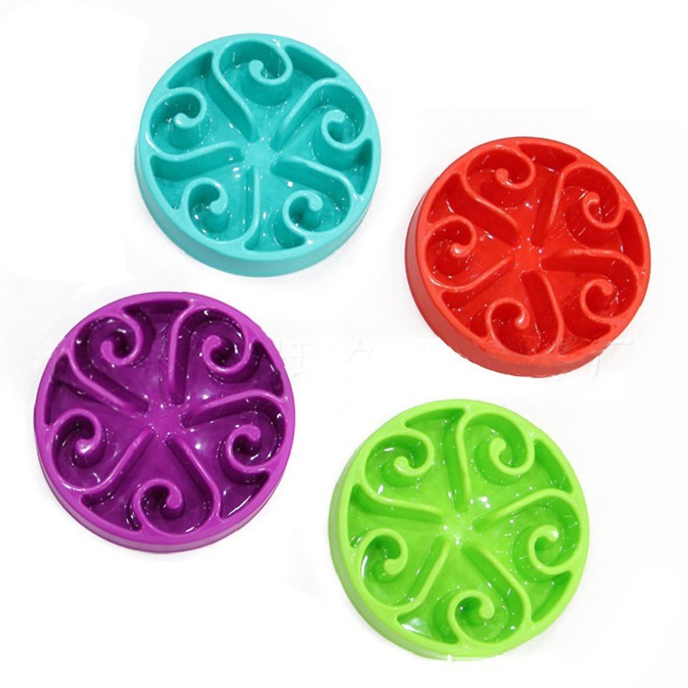 Funny Slow Feeder Bowl Interactive Bloat Stop Dog Bowl - Green-6