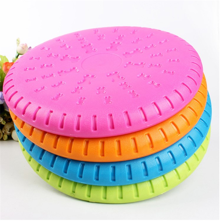 Pet Cuisine Dog Flying Disc Training Fetch Frisbee Outdoor Flyer Toy - Rose-4