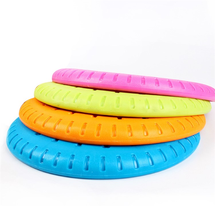 Pet Cuisine Dog Flying Disc Training Fetch Frisbee Outdoor Flyer Toy - Rose-7