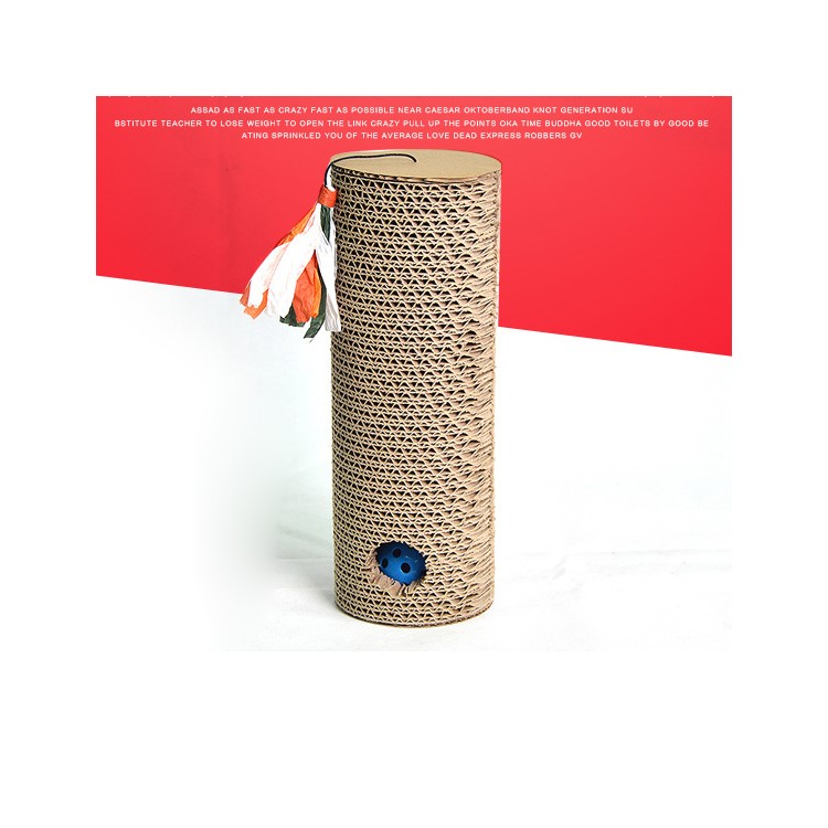 Corrugated Paper Cat Scratching Post Board Play Toy-1
