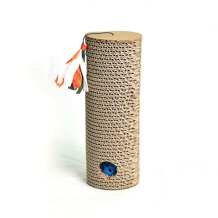 Corrugated Paper Cat Scratching Post Board Play Toy-3