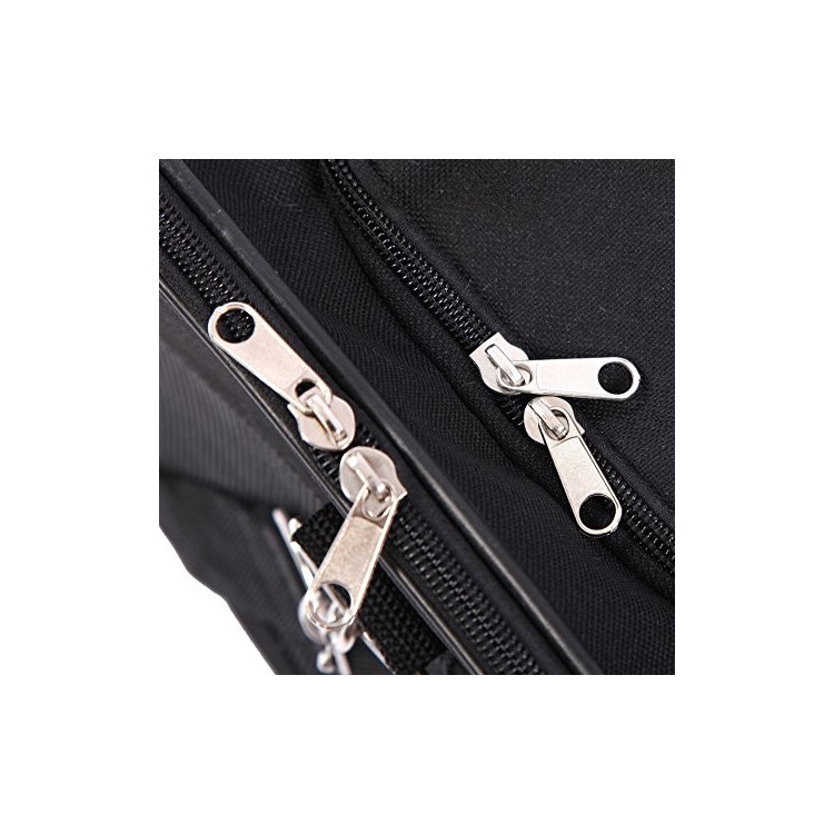 Collapsible Pet Travel Carrier Bag Soft-Sided Carrier Pouch - Black-6