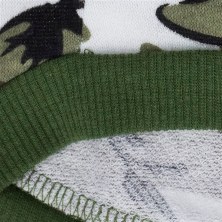 Camouflage Dog Fleece Autumn and Winter Dog Coat Pet Clothes - Size: M-3