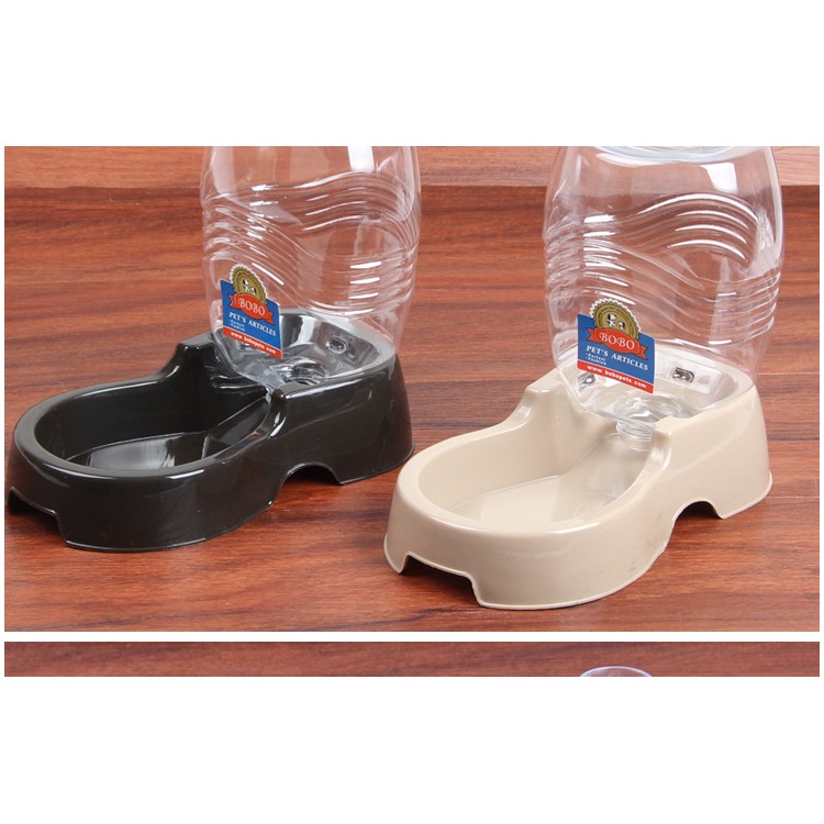 Waterer Gravity Bowl Bottle Pet Automatic Drinker Fit for Small Dogs and Cats - Green-7