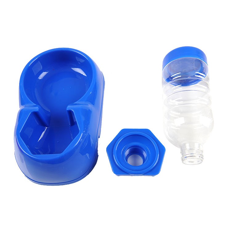 Dog Cat Pet Automatically Water Drinking Drinker Bowl Feeder - Blue-4