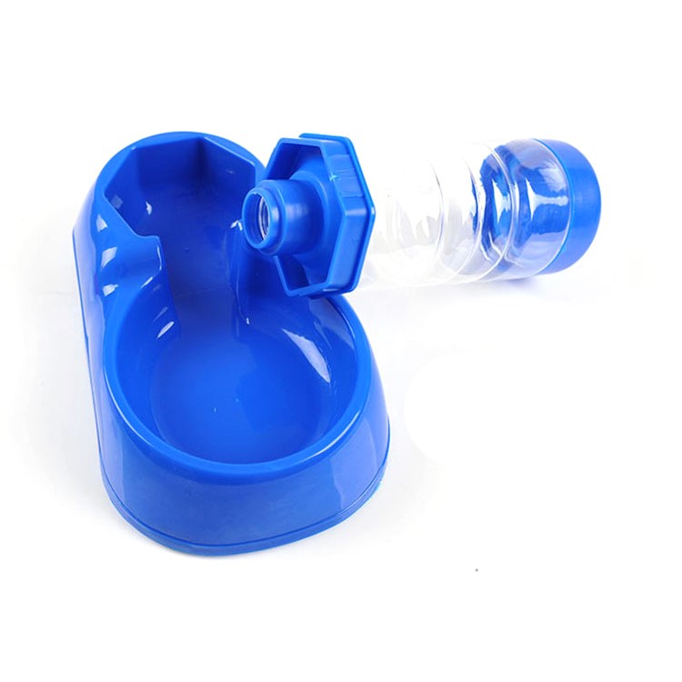 Dog Cat Pet Automatically Water Drinking Drinker Bowl Feeder - Blue-5