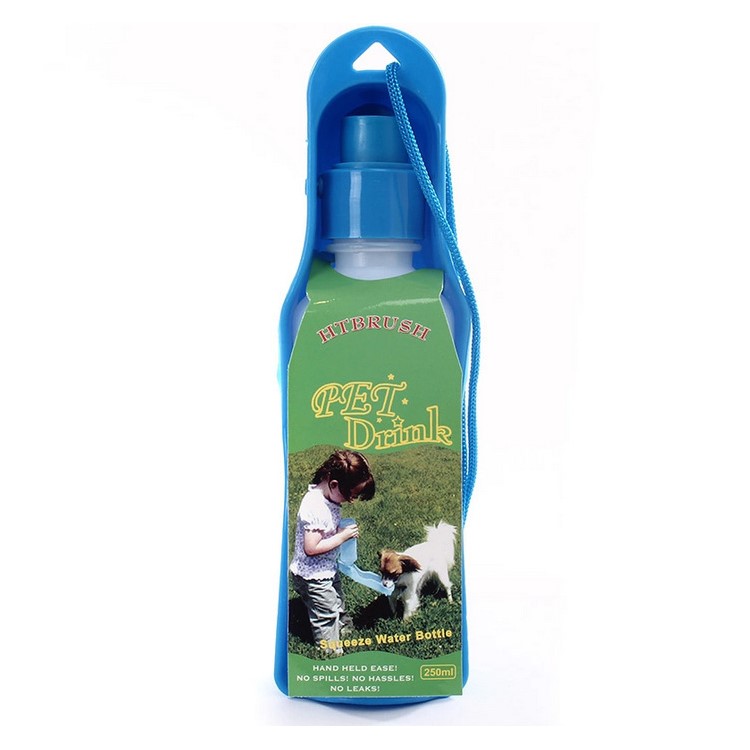 Pet Portable Dispenser Foldable Travel Drinking Feeder Water Bottle-1