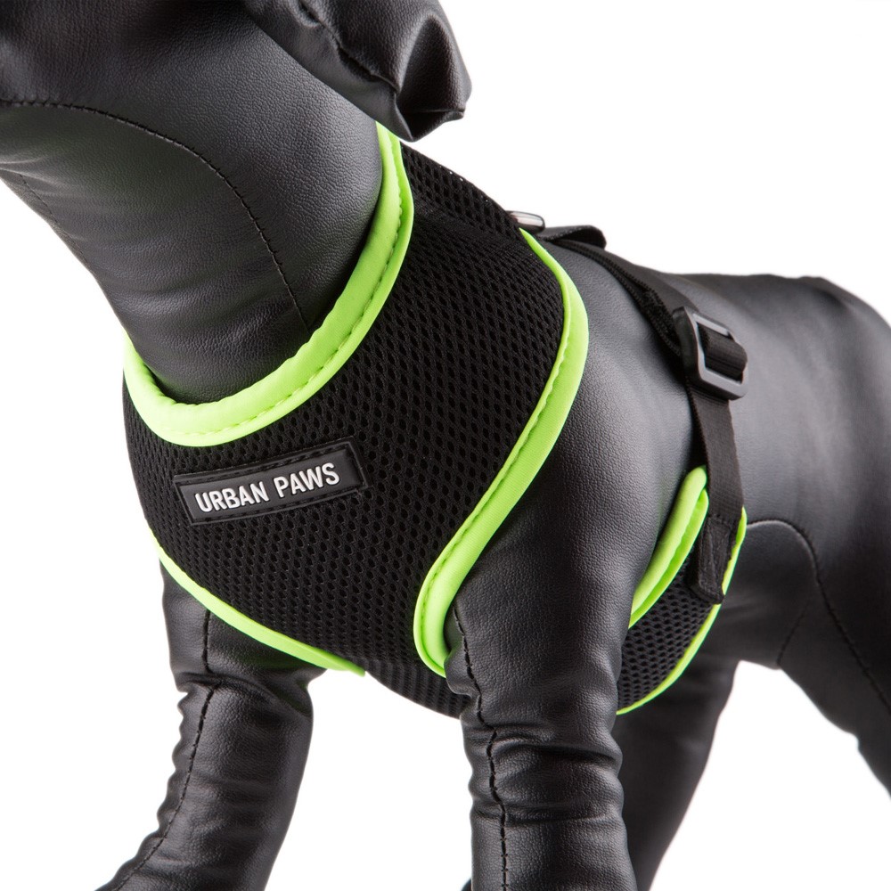 URBAN PAW Comfortable and Breathable Dog Harness Vest - Green/Size L-1