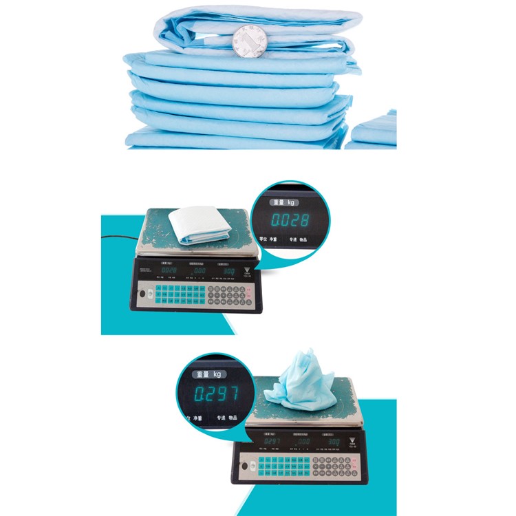 Blue Disposable Underpads Pet Diapers 50Pcs-2