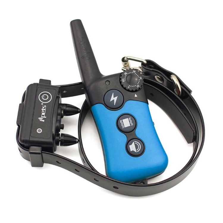 IPETS 619 Collare impermeabile per allenamento del cane da telecomando - Blu / US spina-1