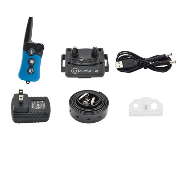 IPETS 619 Collare impermeabile per allenamento del cane da telecomando - Blu / US spina-2