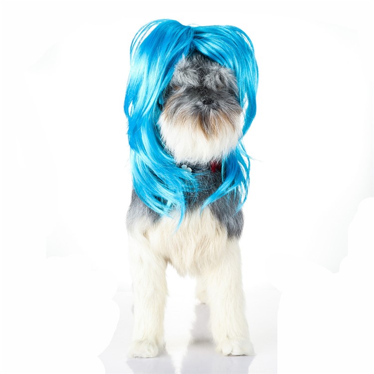 Funny Pet Curly Hair Costume Wig for Dog - Style D-1