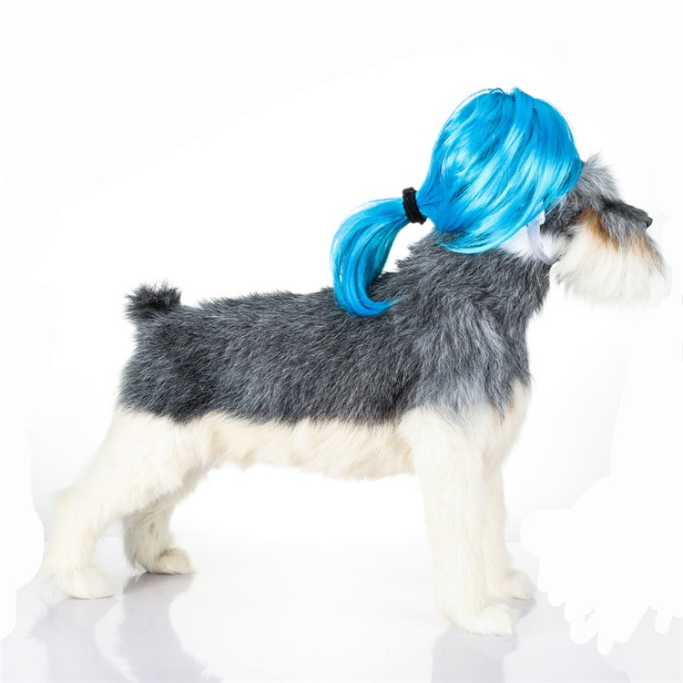 Funny Pet Curly Hair Costume Wig for Dog - Style D-2