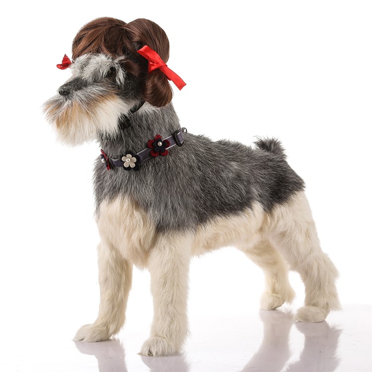 Funny Pet Dog Curly Hair Costume Wig - Style F-3