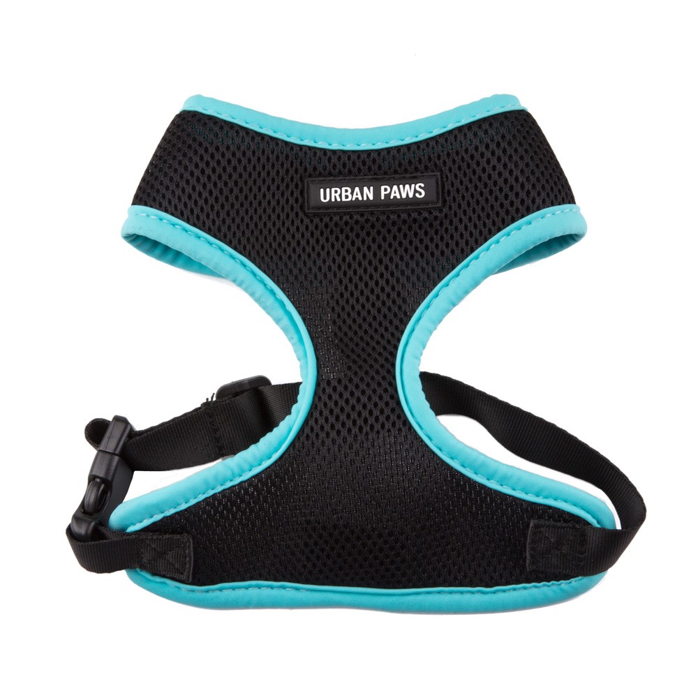 For Pet Cat & Dog Soft Mesh Padded Adjustable Pet Harness Vest - Blue/Size S-5