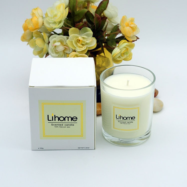 5pcs Smokeless Scented Candle Glass Candles for Wedding Party Decoration - Random-3