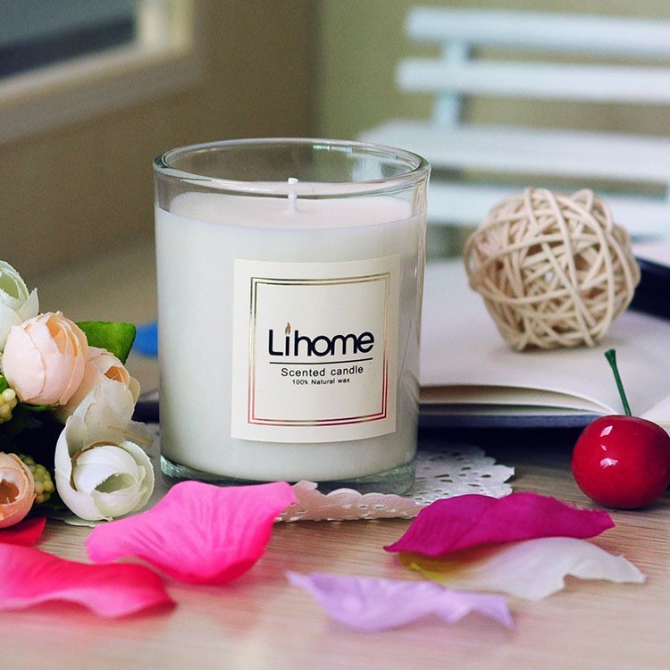 5pcs Smokeless Scented Candle Glass Candles for Wedding Party Decoration - Random-4