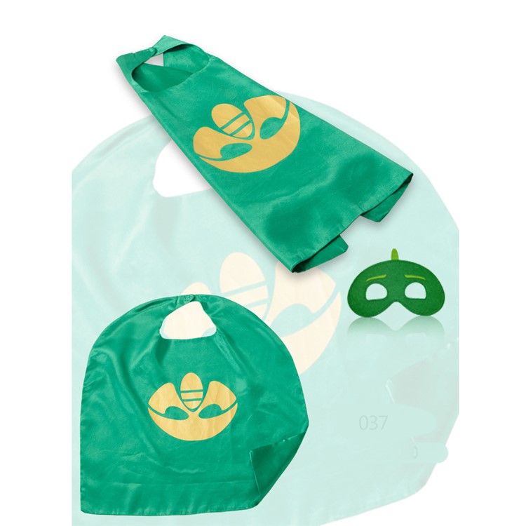 Superman Cape & Mask Set Halloween Costume Cloak for Child - Green-2