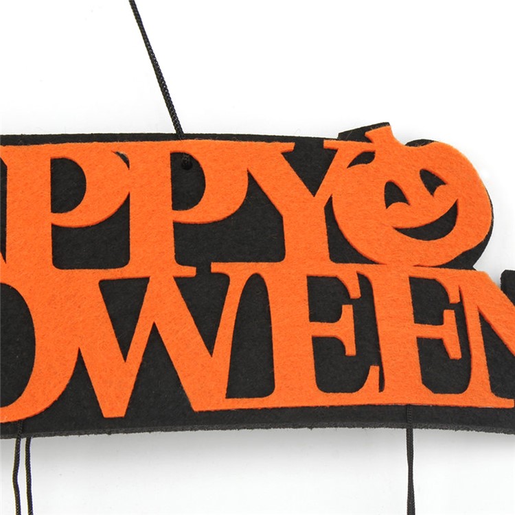 Happy Halloween Pumpkins Wall Door Doorplate Plaque Hanging Sign for Party Decoration-3