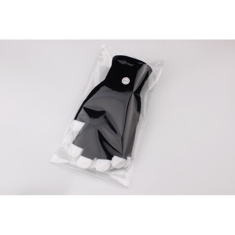 6-Mode-LED-Licht Rave Handschuhe Halloween - Schwarz-8