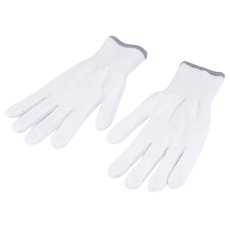 Fashion LED 7 Mode Gants Finger Lighting Flashing Glow Mittens pour Halloween Parties - Blanc-3