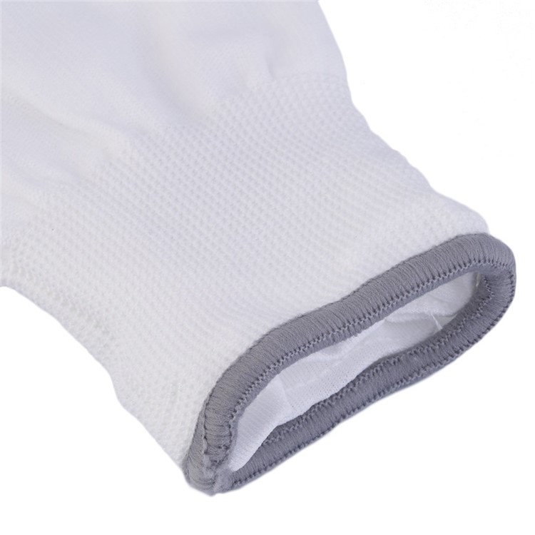 Fashion LED 7 Mode Gants Finger Lighting Flashing Glow Mittens pour Halloween Parties - Blanc-4