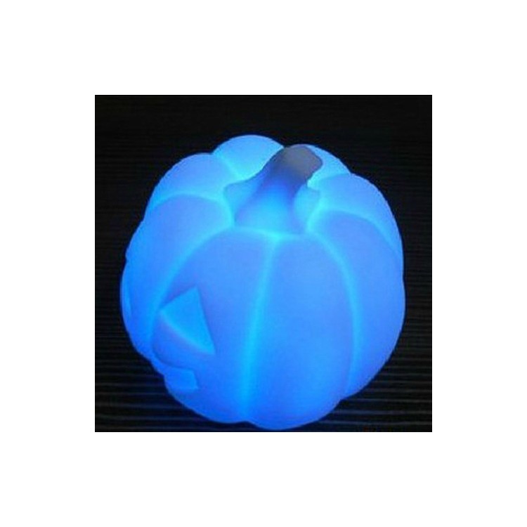 10Pcs Pumpkin Ball LED Halloween Light Cute Pumpkin Design Soft Plastic Light-1