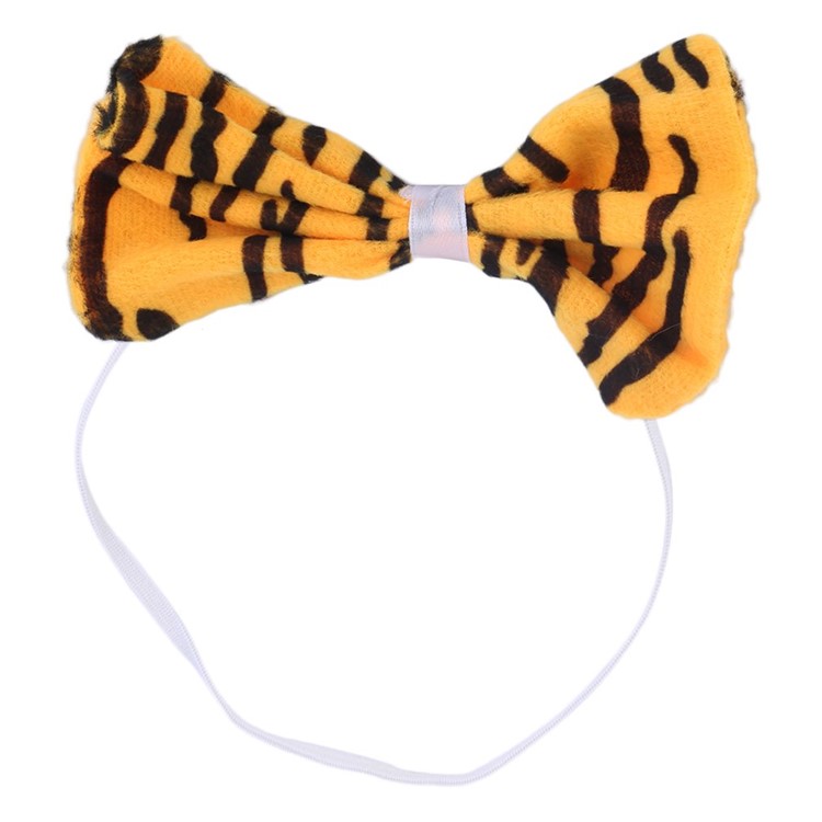 3Pcs Tiger-Stirnband-Schwanz-Querbinder-Spiel-Kostüm-Satz-5