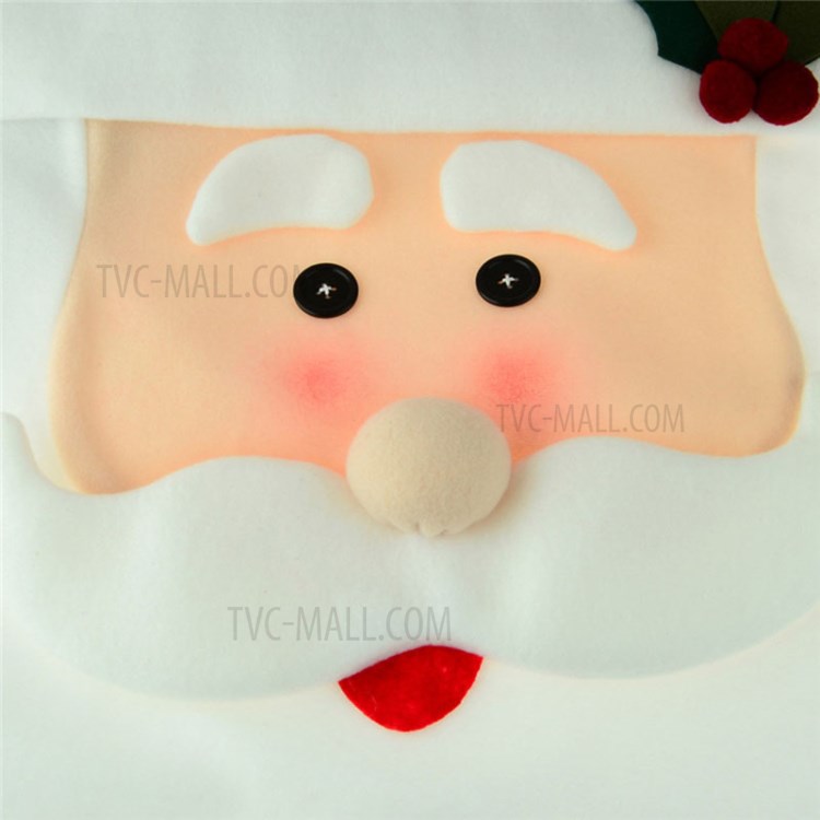 Non-Woven Cloth Hat Christmas Snowman Tableware Chair Cover Home Decor-3
