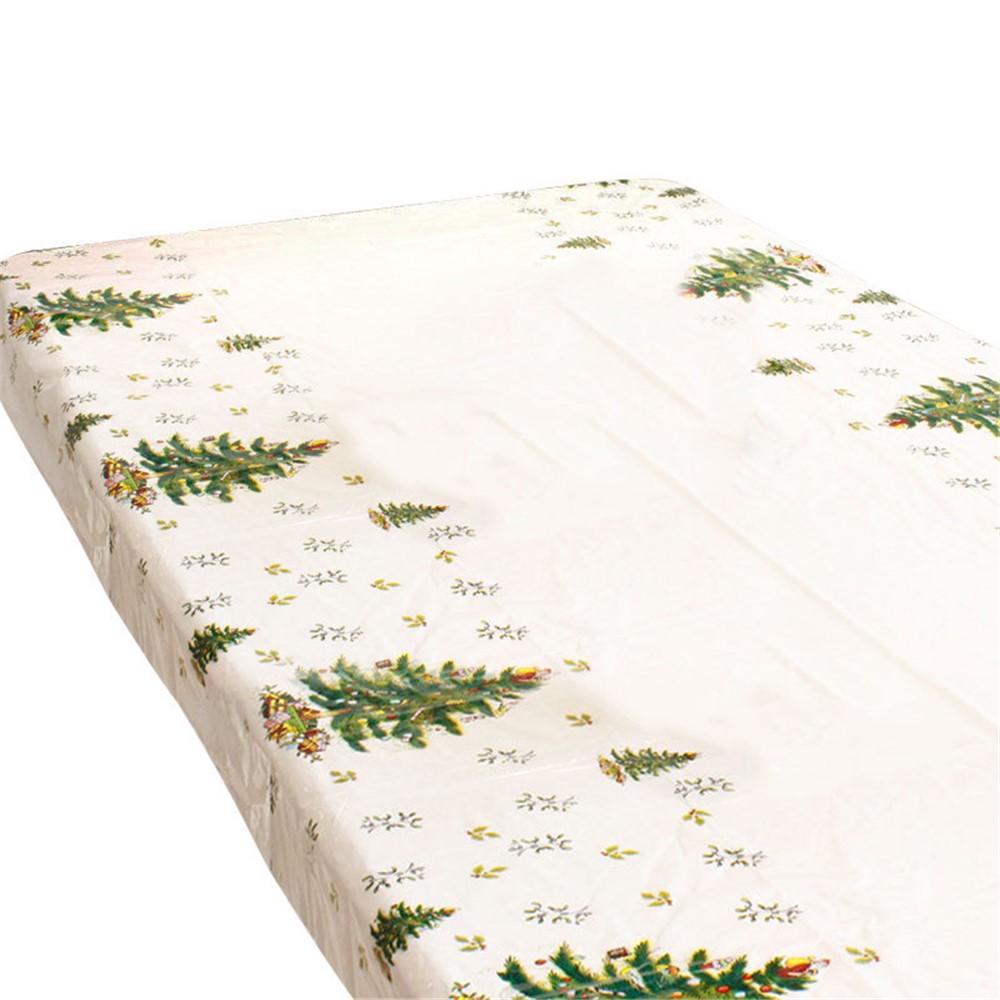 Christmas Decorations PVC Table Cloth for Home Festival Party Decoration - Tree-2