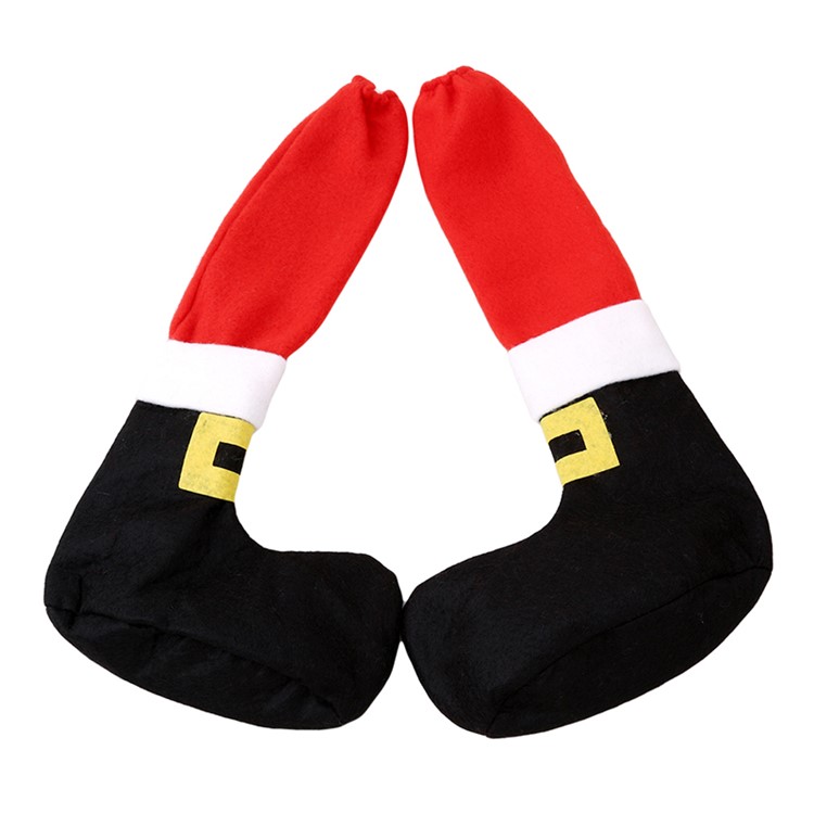 4PC Adorable Christmas Chair Table Feet Leg Cover for Christmas Party Decoration-2