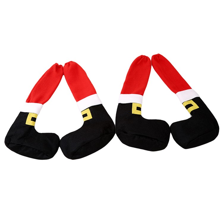 4PC Adorable Christmas Chair Table Feet Leg Cover for Christmas Party Decoration-4