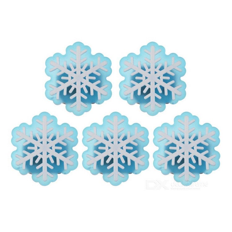 10 PCS Santa Claus Christmas Tree Snowman Snowflake Soft ABS Flash LED Brooch-25