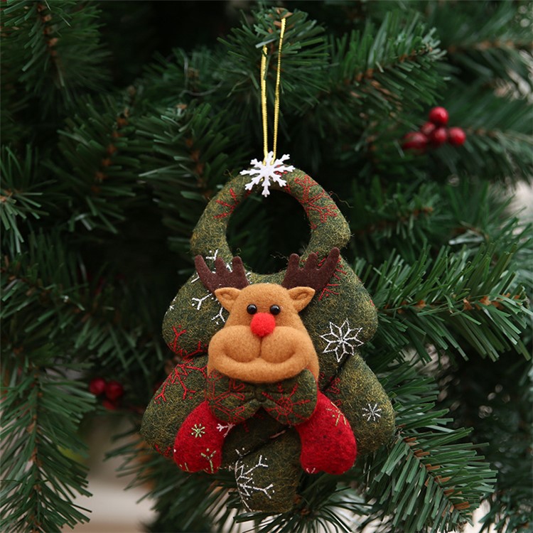 Adorable Christmas Tree Decoration Hanging Doll Small Adorable Christmas Tree Decoration Hanging Doll Small Ornaments Reindeer 1