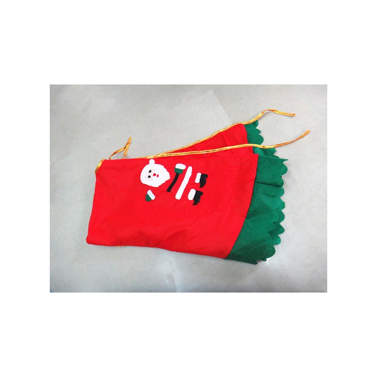 90cm Diameter Santa Claus Pattern Christmas Santa Tree Skirt-5