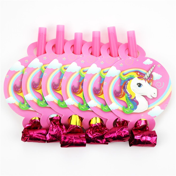 17Pcs Unicorn Party Supplies Pack Party Set for Children Kids Birthday Party-7