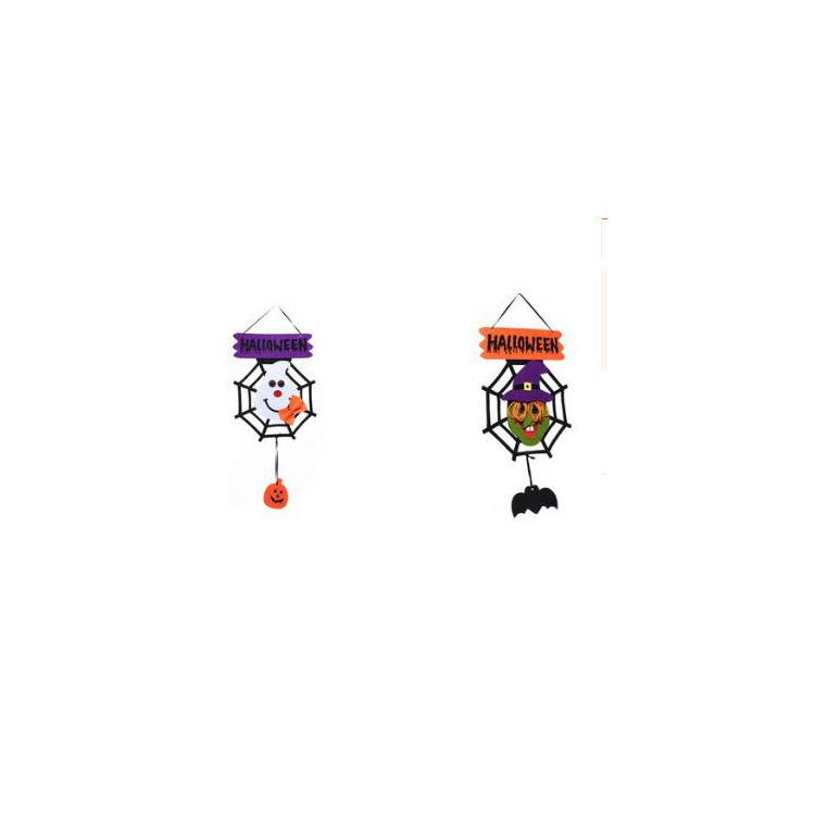Creative Halloween Spider Halloween Pendant Home Party Decoration Ornaments - Pumpkin-4