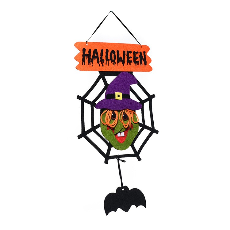 Halloween Spider Halloween Pendant Home Party Decoration Ornaments - Witch-1
