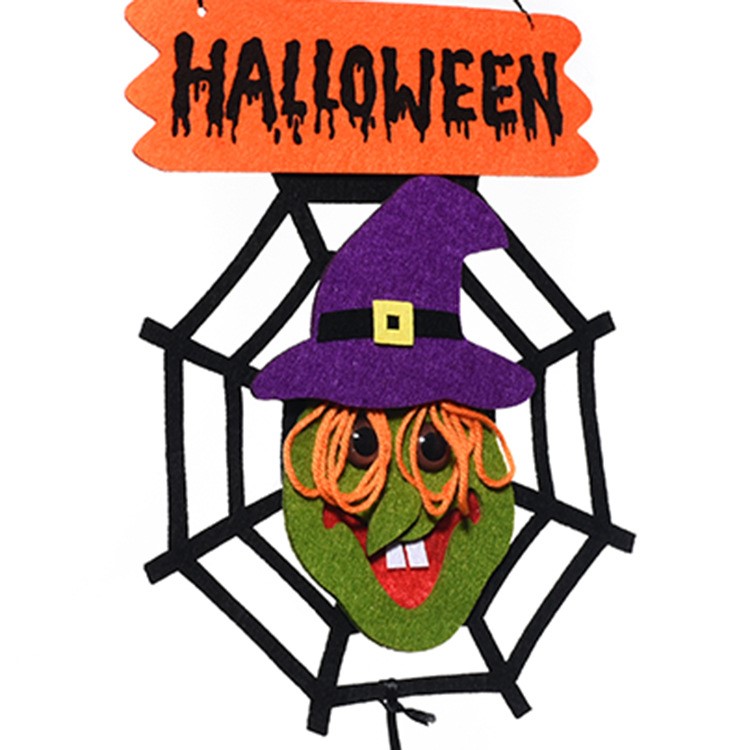 Halloween Spider Halloween Pendant Home Party Decoration Ornaments - Witch-2