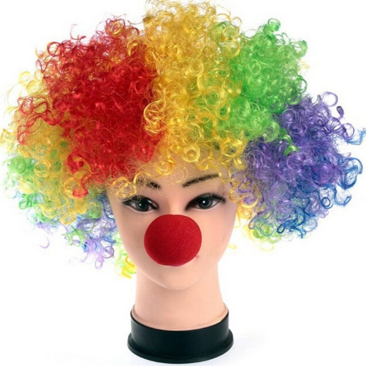 Schwamm-Clownnase Des Roten Schwammes 10pcs / Set Für Halloween-Parteimaskerade-Kostümball-2