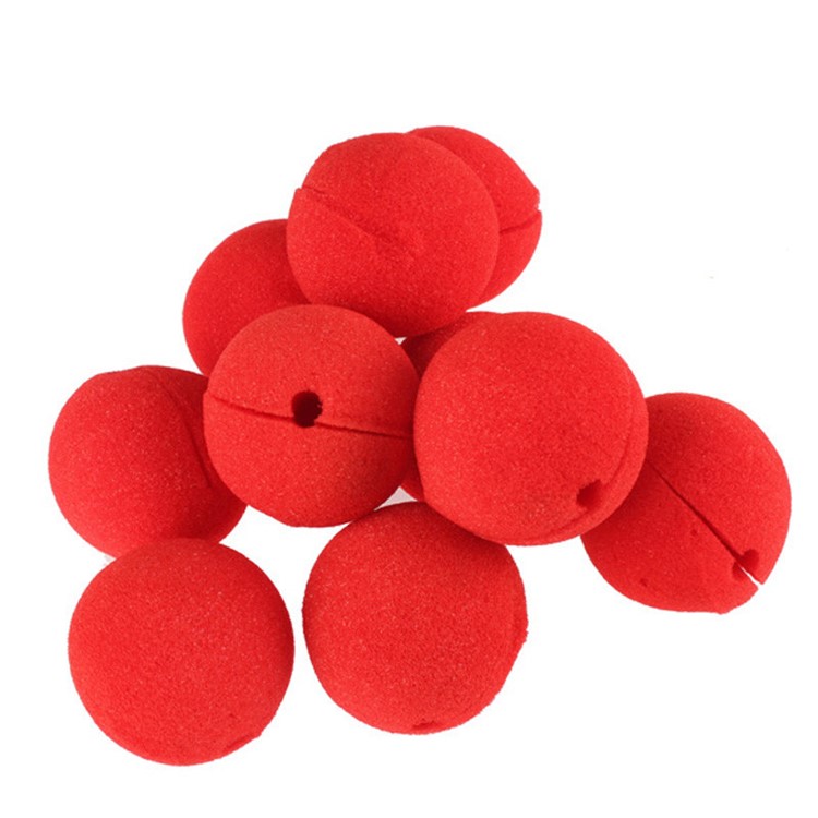 Schwamm-Clownnase Des Roten Schwammes 10pcs / Set Für Halloween-Parteimaskerade-Kostümball-3