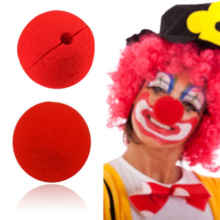 Schwamm-Clownnase Des Roten Schwammes 10pcs / Set Für Halloween-Parteimaskerade-Kostümball-4