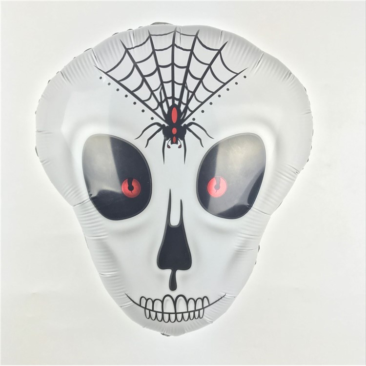 Skull Pattern Aluminum Foil Balloon Kids Toy for Halloween Party Ornament-3