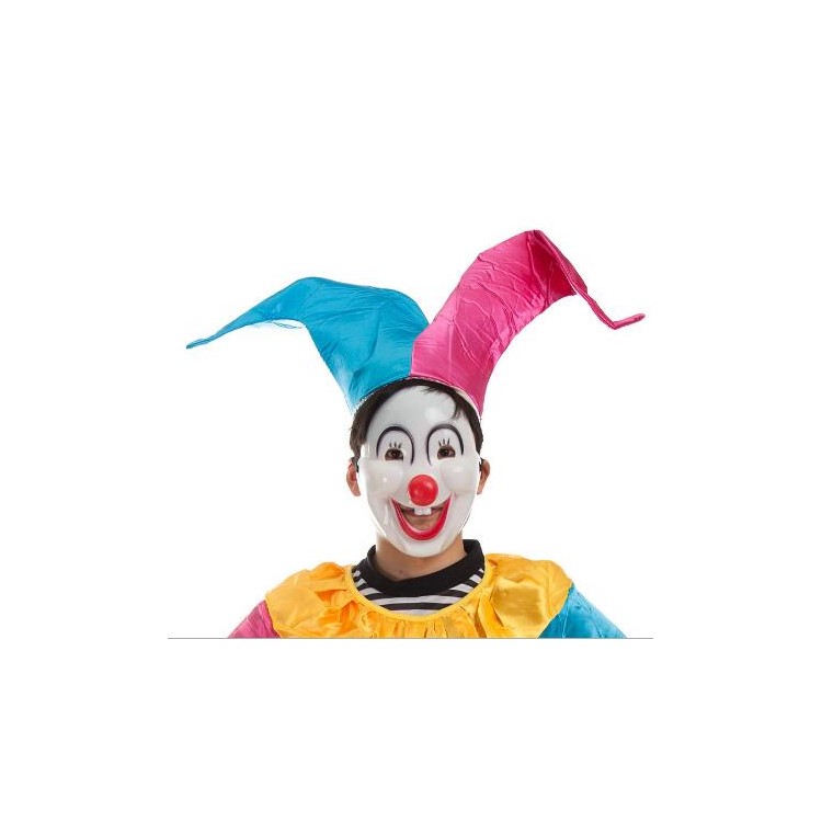 5Pcs/Set Funny Halloween Smiling Face Clown Masks Full Face Masks-4