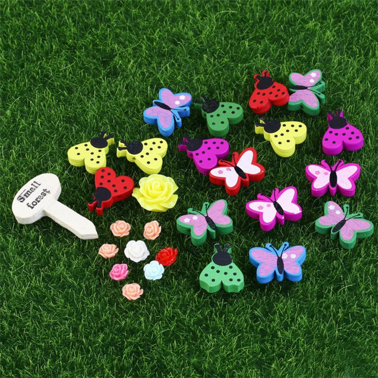 58PCS Vasi Per Piante In Miniatura Artigianato Micro Paesaggio Fata Giardino Ornamento Fai Da Te Kit Casa Delle Bambole-5