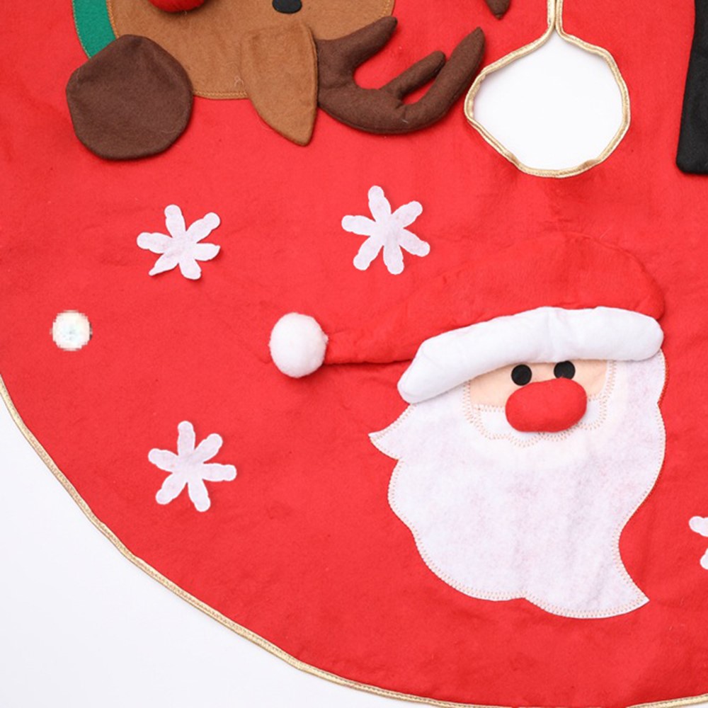 Weihnachtsbaumrock Santa Claus Reneer Home Party Dekoration 100 Cm-6