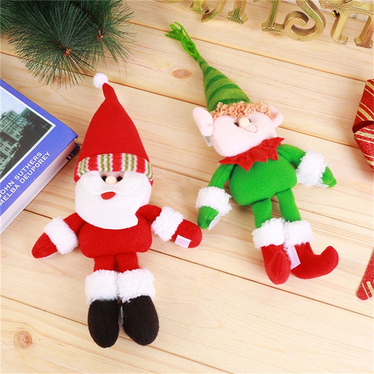 Santa Claus Elf Shape Red Wine Bottle Christmas Decoration - Santa Claus-4