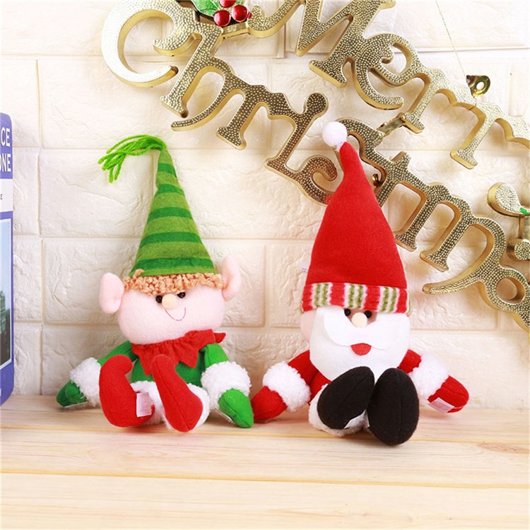 Santa Claus Elf Shape Red Wine Bottle Christmas Decoration - Santa Claus-5