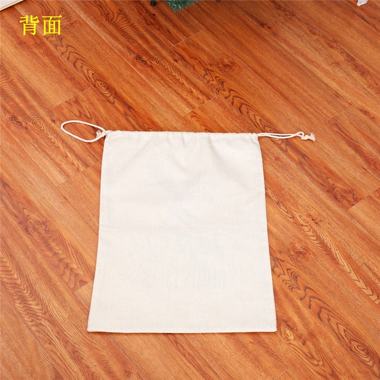 Christmas Print Gift Bag Drawstring Bag Candy Bag - Style A-3